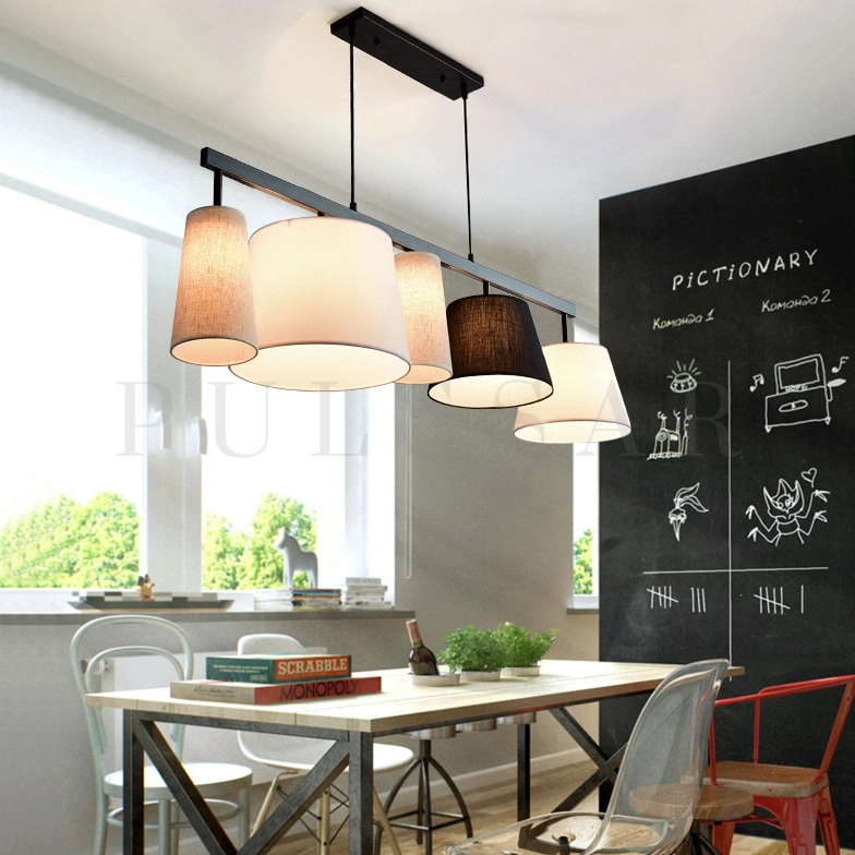 Реечная люстра SAND