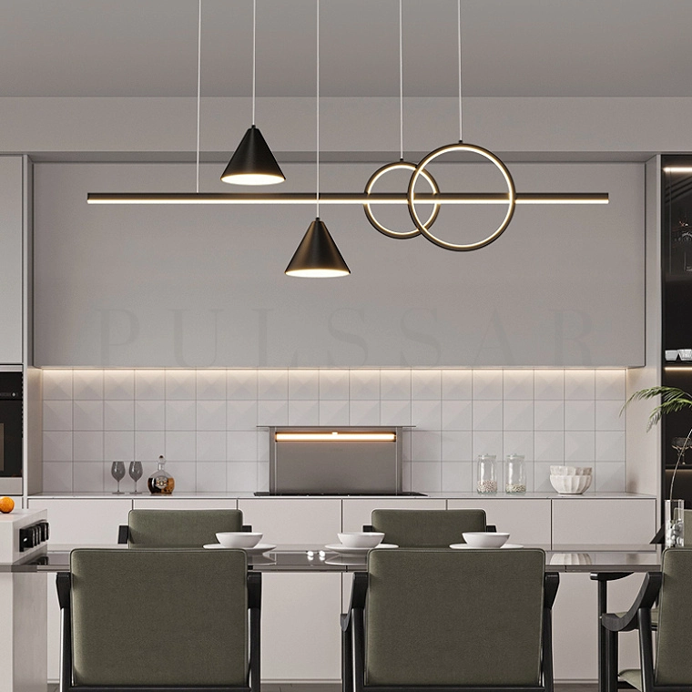 Реечная люстра GISBERT LONG