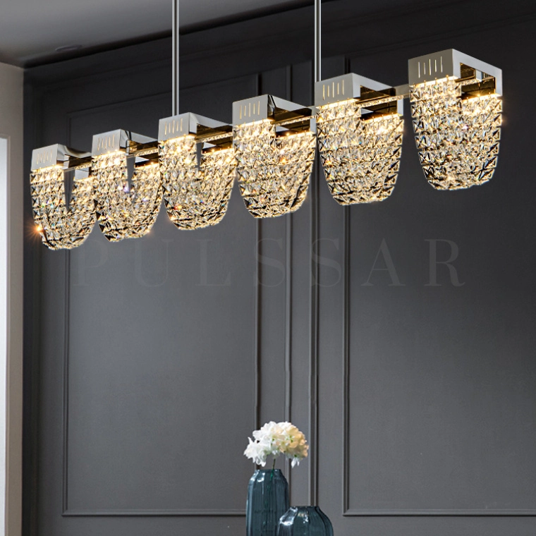 Реечная люстра ALVARIN L