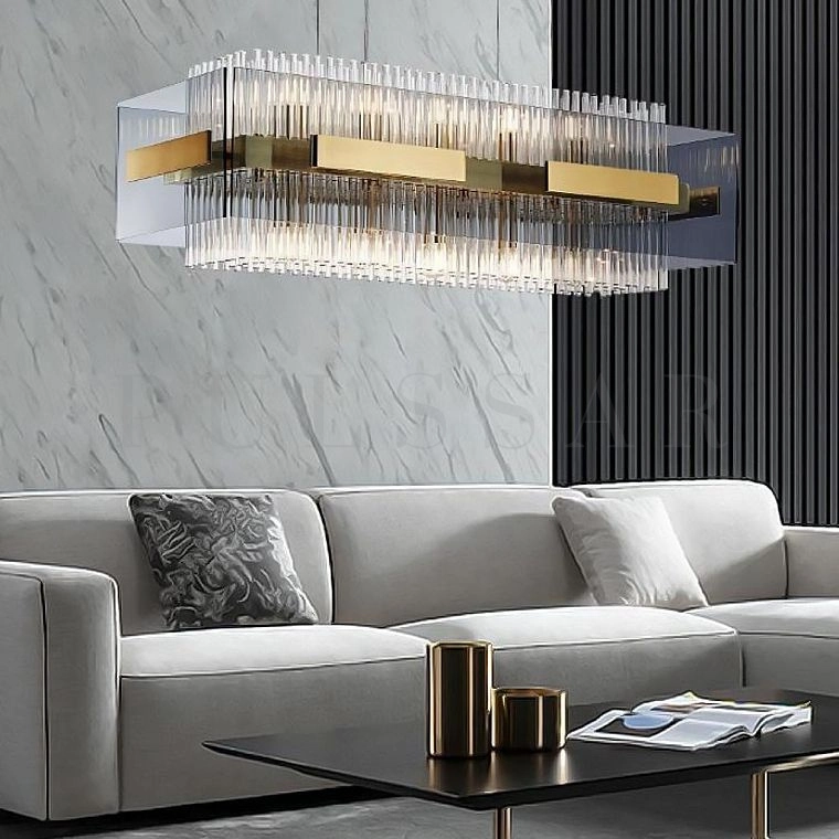 Реечная люстра SELLA LONG