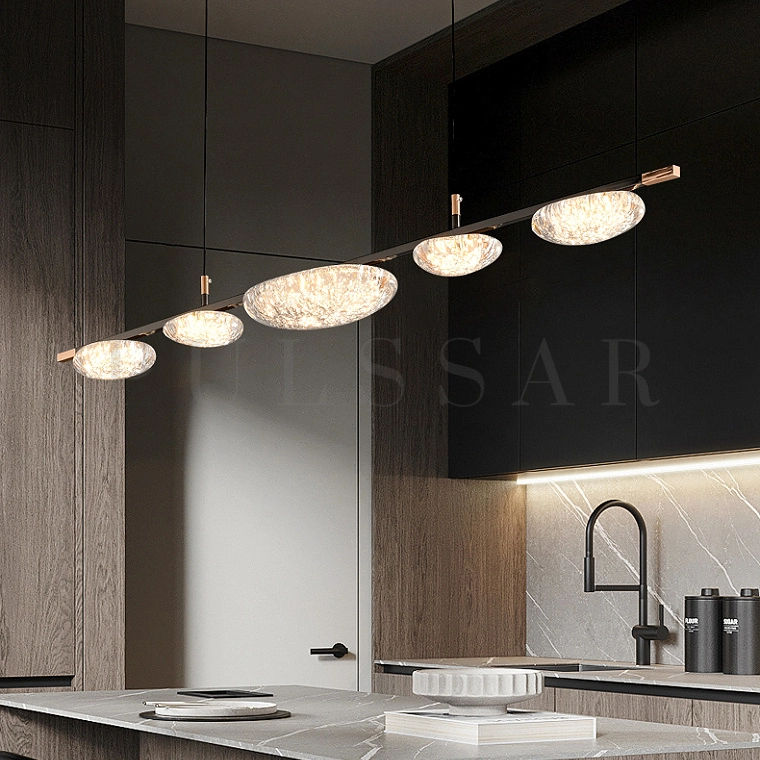 Реечная люстра EVIAN LONG