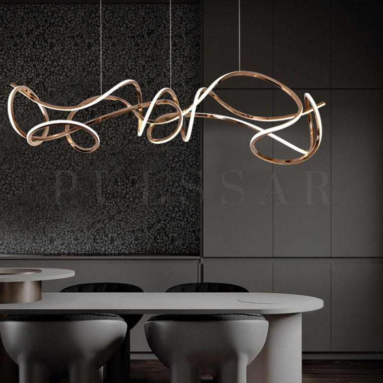 Реечная люстра NORVIN L