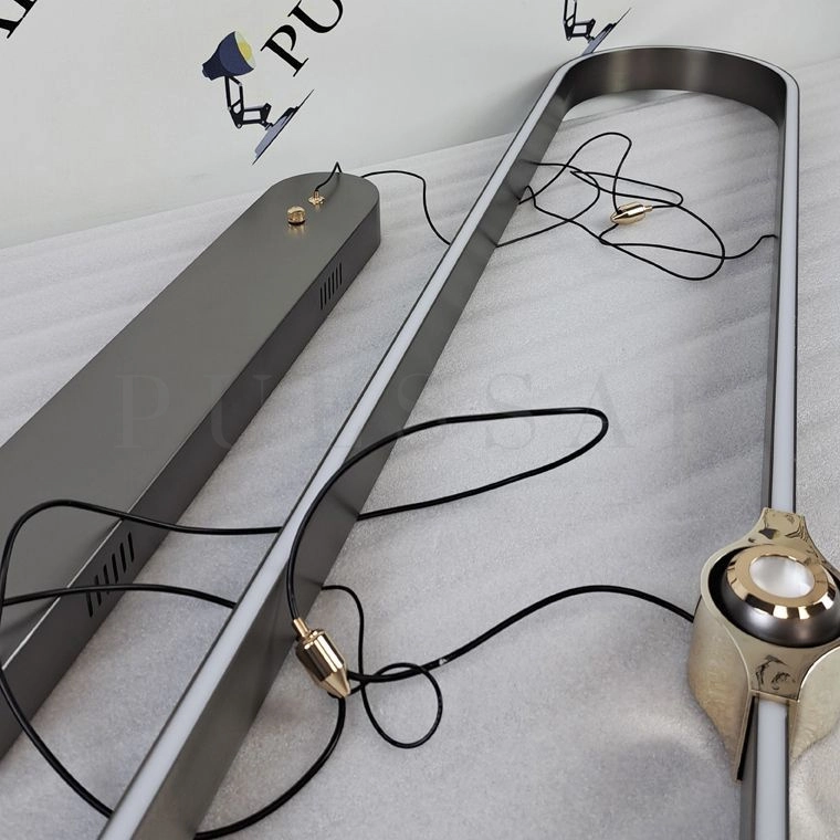 Реечная люстра TIRRENO LONG