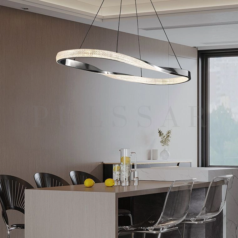 Реечная люстра OBERTON LONG