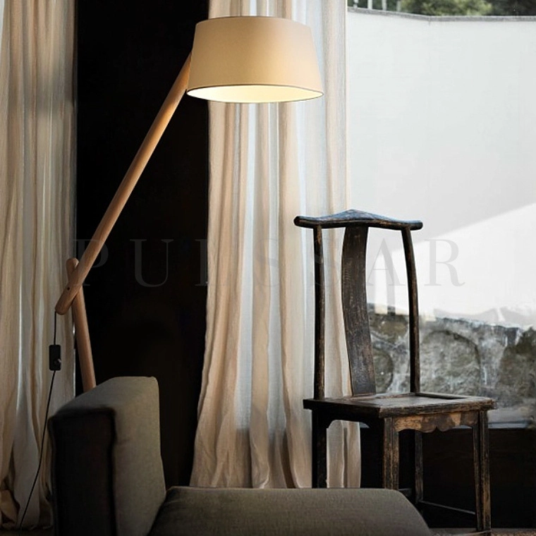 Торшер CRANE WOOD