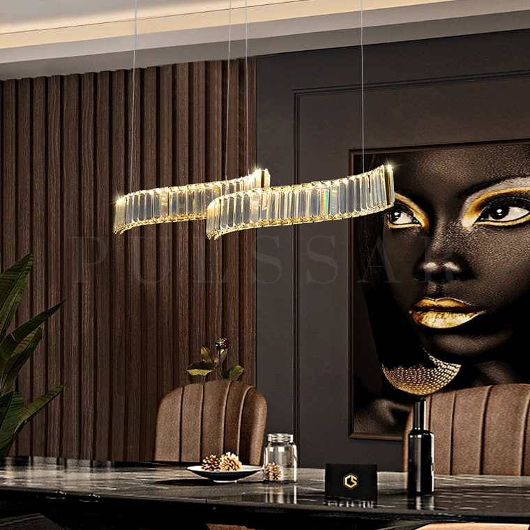 Реечная люстра BERTOLDA LONG