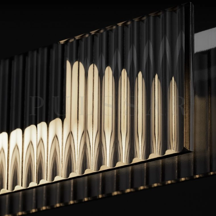 Реечная люстра CHIFFA