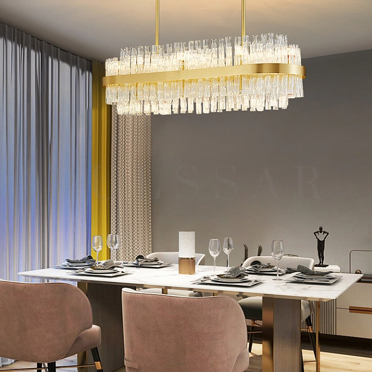 Реечная люстра PONTIAN LONG