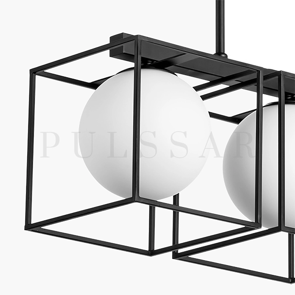 Реечная люстра ELINA CH