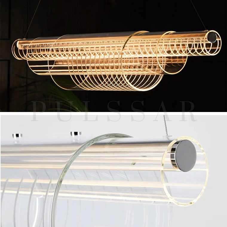 Реечная люстра BIELLA