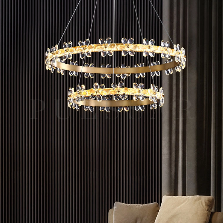 Кольцевая люстра FLORETTA