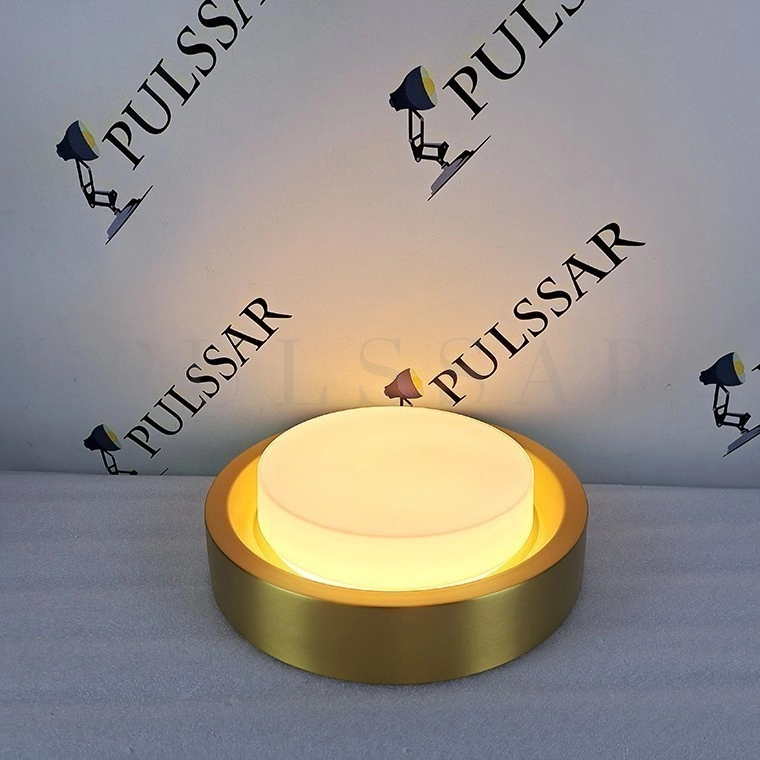 Потолочный светильник BUTTON BRASS