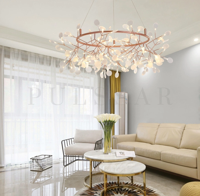 Кольцевая люстра LEAVES R