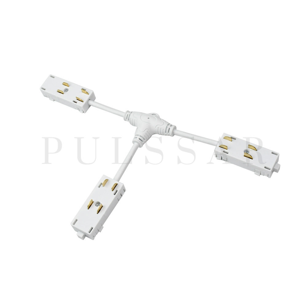 Гибкий Т-коннектор трека SMART Denkirs TR2115-WH