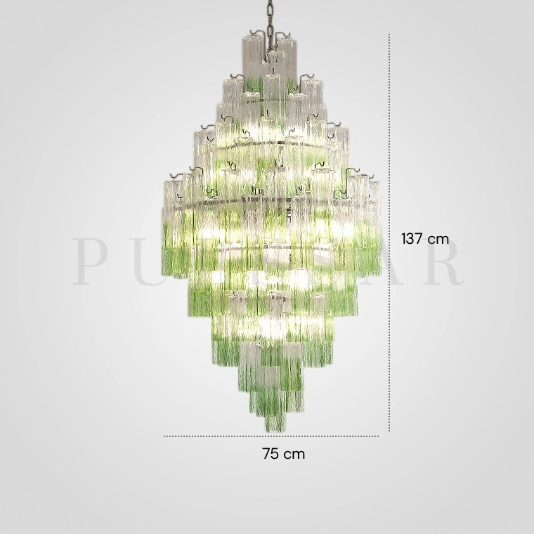 Подвесная люстра BRAGE CASCADE GRADIENT