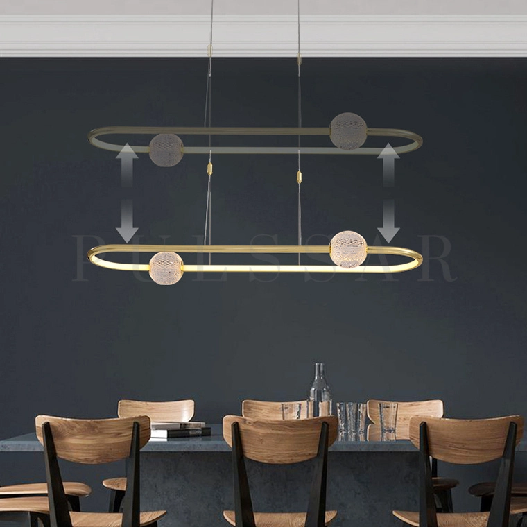 Реечная люстра STORMS LONG