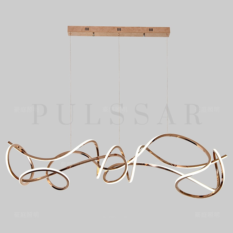 Реечная люстра NORVIN L