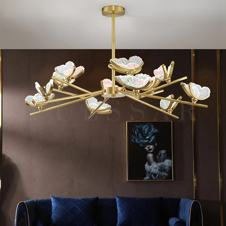 Подвесная люстра PAPILLON ROSA