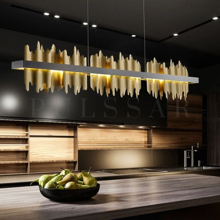 Реечная люстра GERON LONG