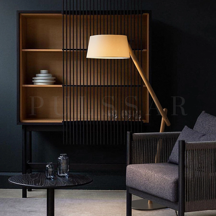 Торшер CRANE WOOD