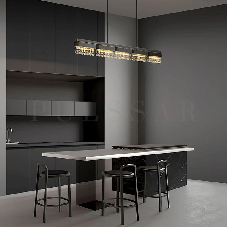 Реечная люстра ASFOUR LONG