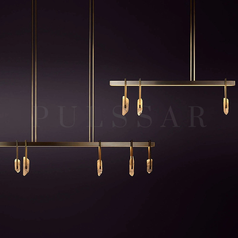 Реечная люстра OBERON LINE