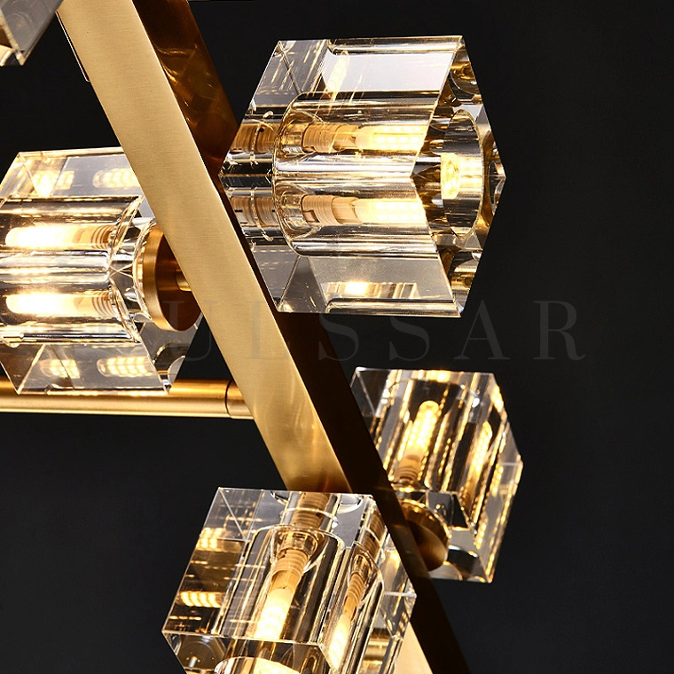 Реечная люстра DORA LONG