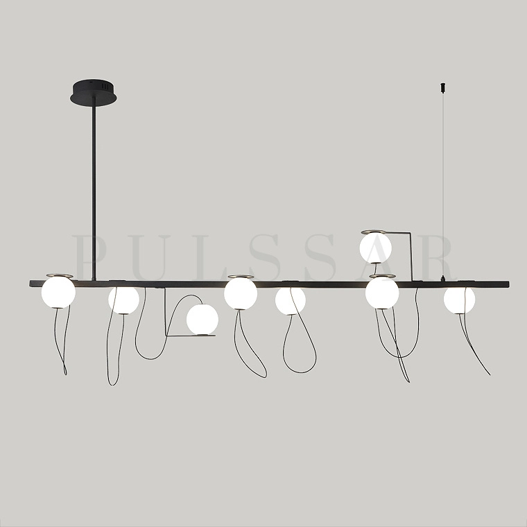 Реечная люстра HAUKUR LONG