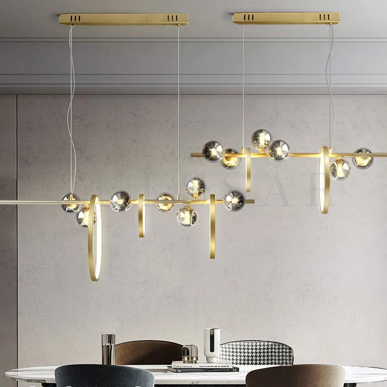 Реечная люстра NILMA