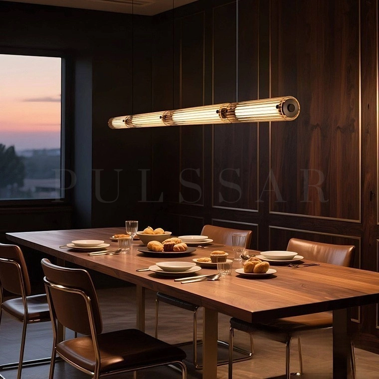 Реечная люстра VIGMAR