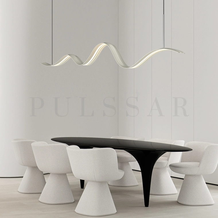 Реечная люстра WAVY