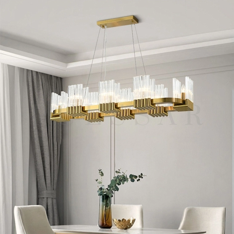 Реечная люстра SARON LONG