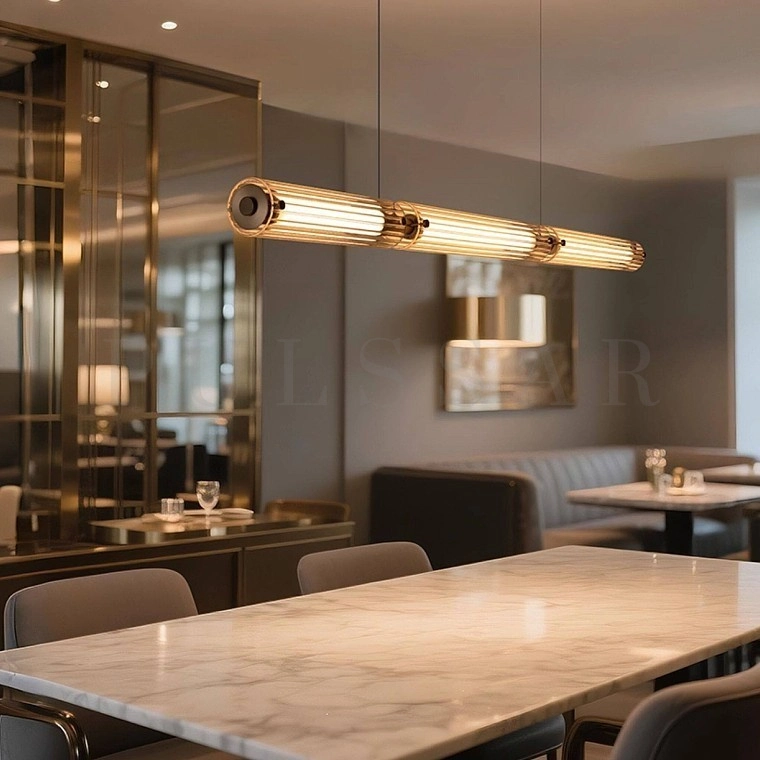 Реечная люстра VIGMAR