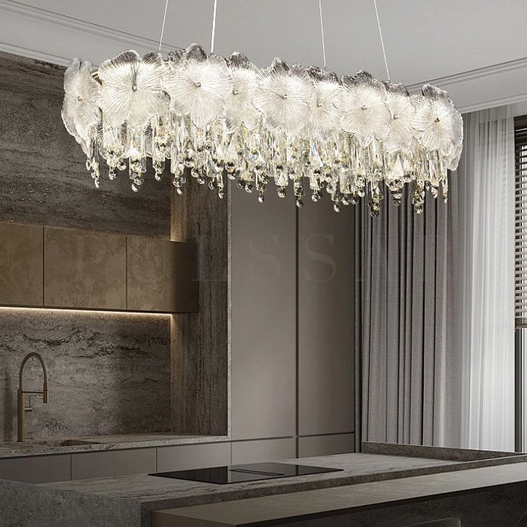 Реечная люстра NILAS LONG