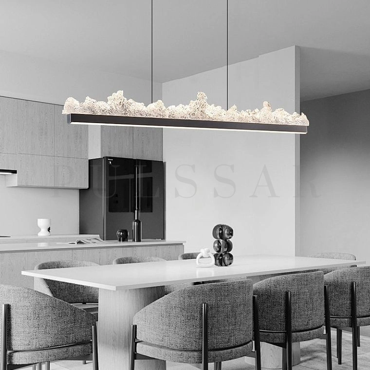 Реечная люстра AQUILEGIA LONG