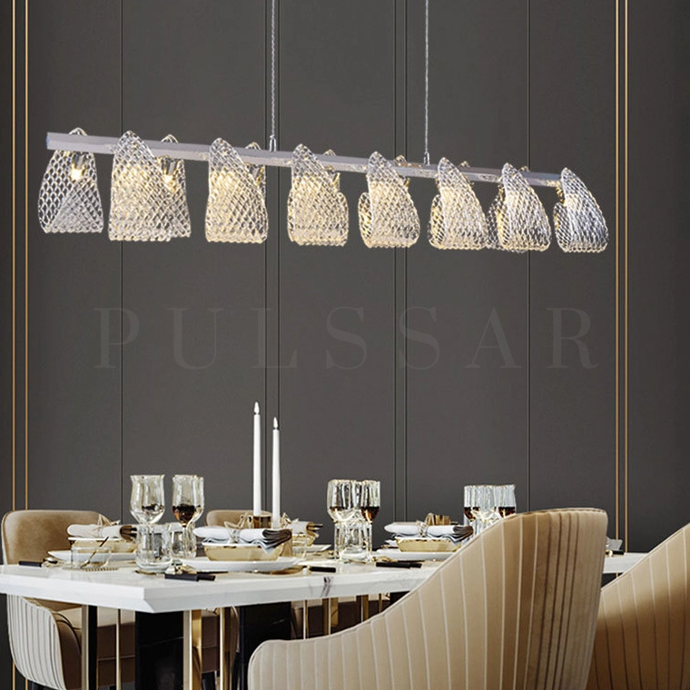 Реечная люстра MIRABELLE LONG