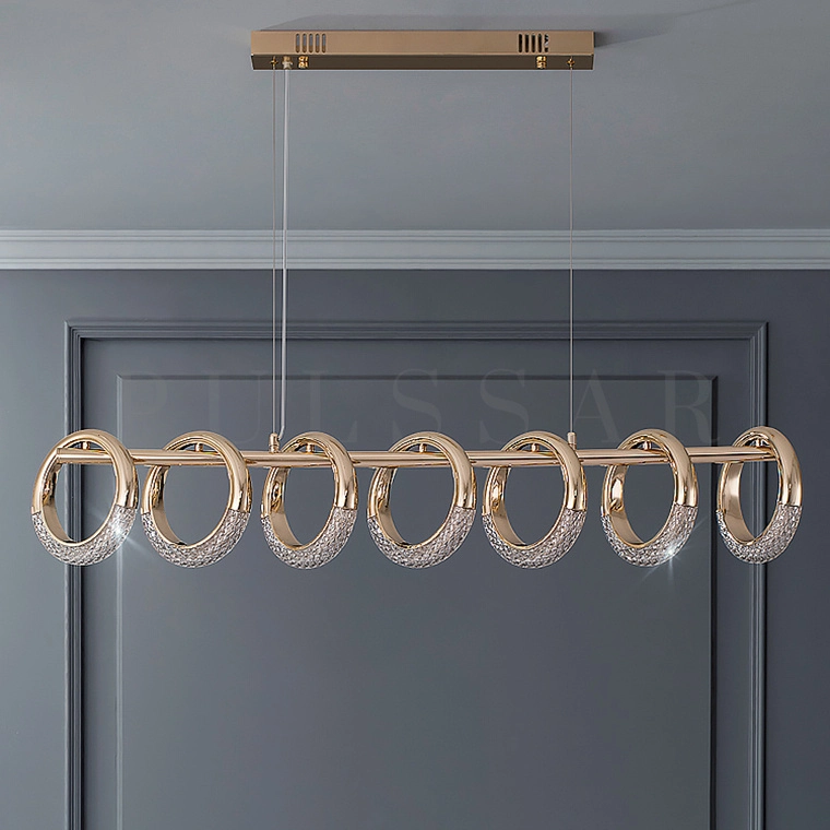 Реечная люстра WEDDING LONG