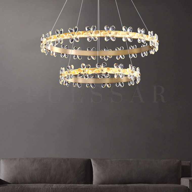 Кольцевая люстра FLORETTA