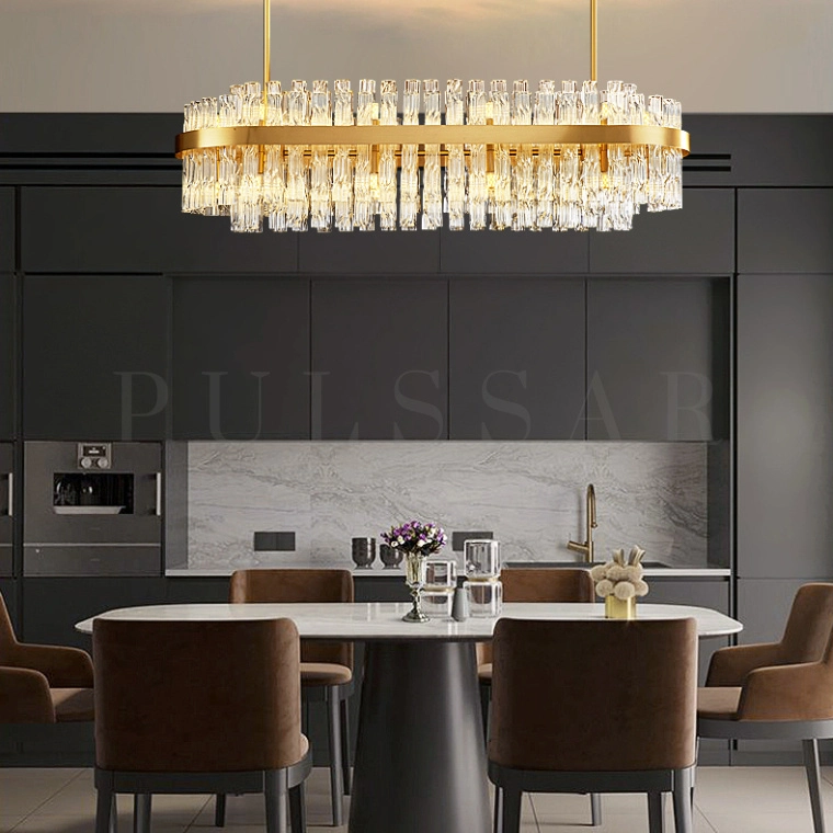 Реечная люстра PONTIAN LONG