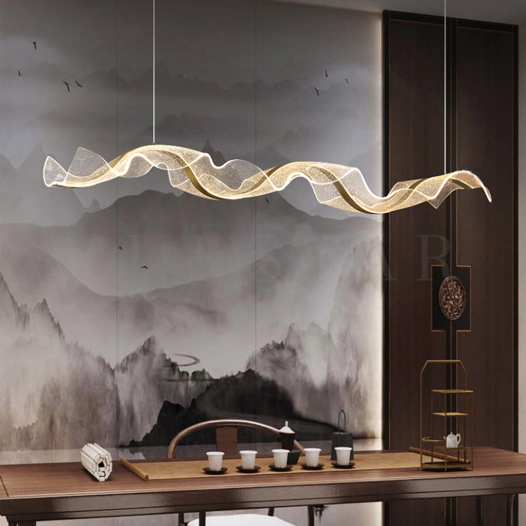 Реечная люстра LARSERIC