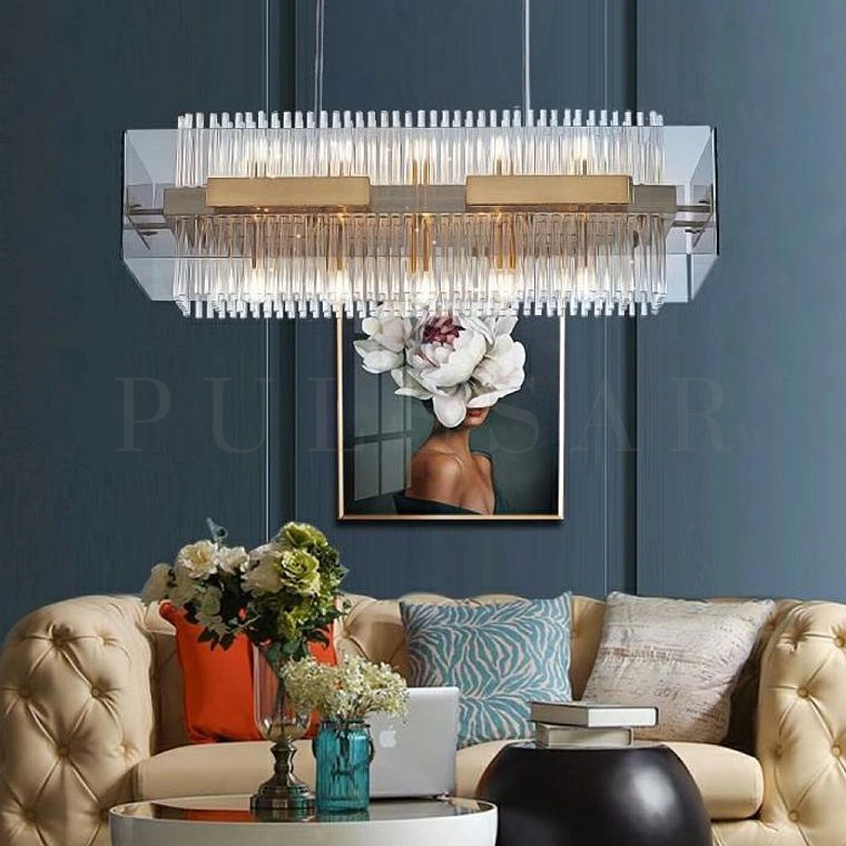 Реечная люстра SELLA LONG