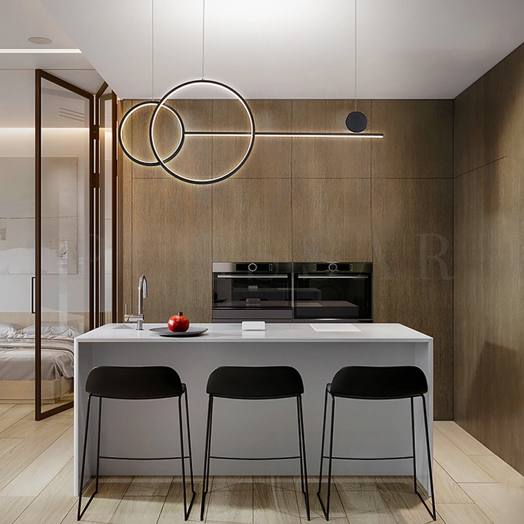 Реечная люстра GRATE