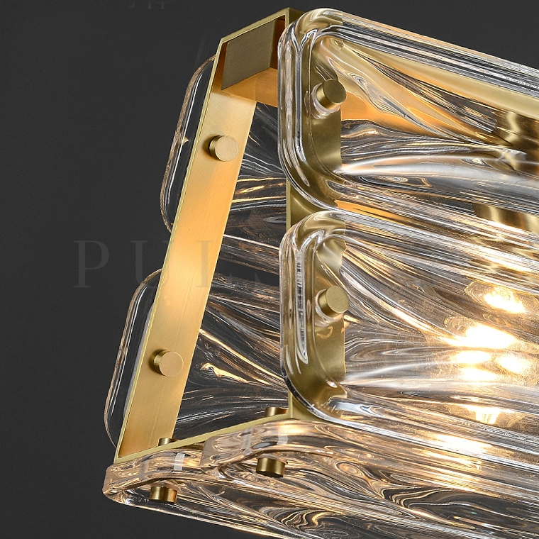 Реечная люстра SARIA LONG