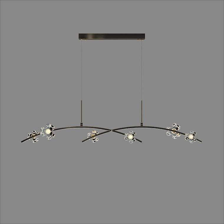 Реечная люстра CAMILIA ARC