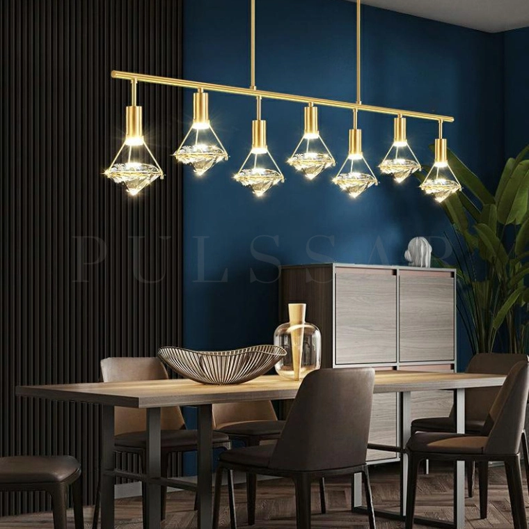 Реечная люстра GLASGOW LONG