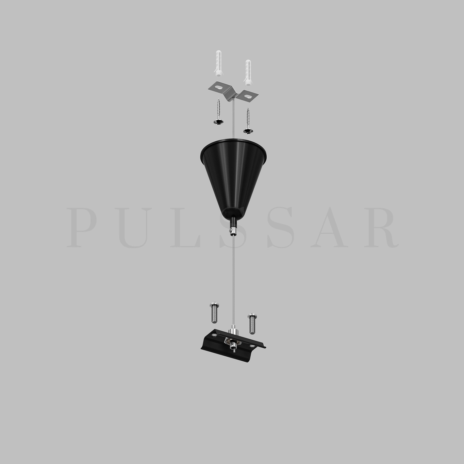 Подвесное крепление для трека Denkirs TR1105-BK