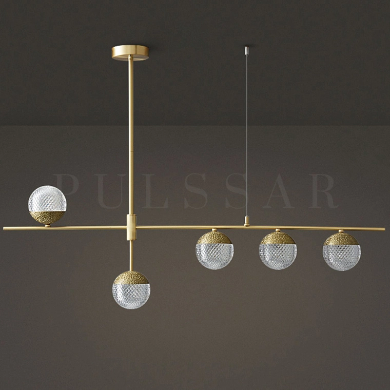 Реечная люстра MEDARD LONG