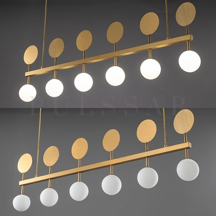 Реечная люстра SANTA LONG