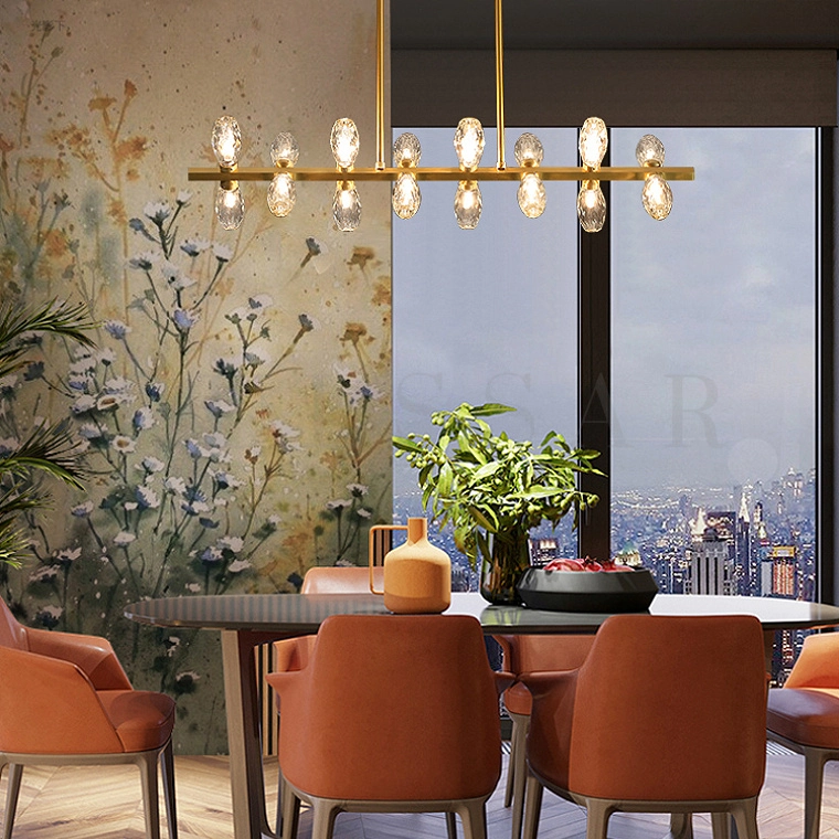 Реечная люстра SELMER LONG