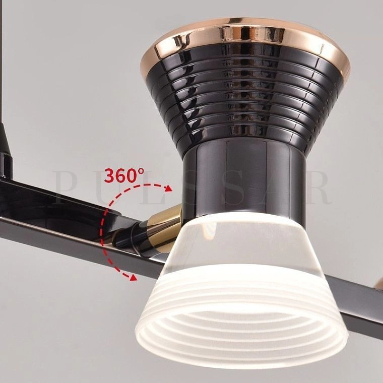 Реечная люстра MANASSE LONG